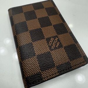 COPY- Louis Vuitton Brown and Black Checkered Card Holder